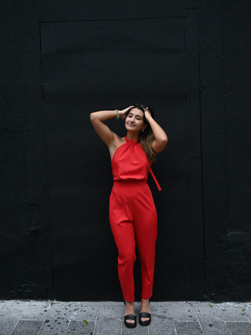 MONO LUA ROJO