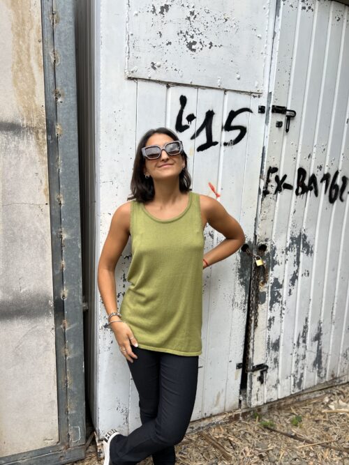 MUSCULOSA PLAIN VERDE
