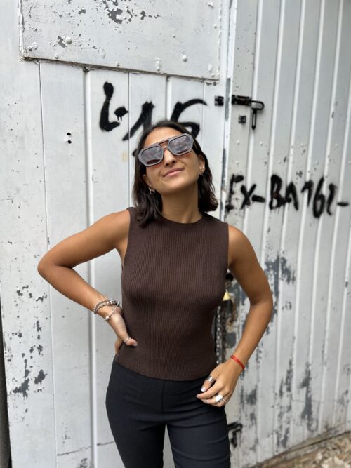 MUSCULOSA BRINDISI - MARRON