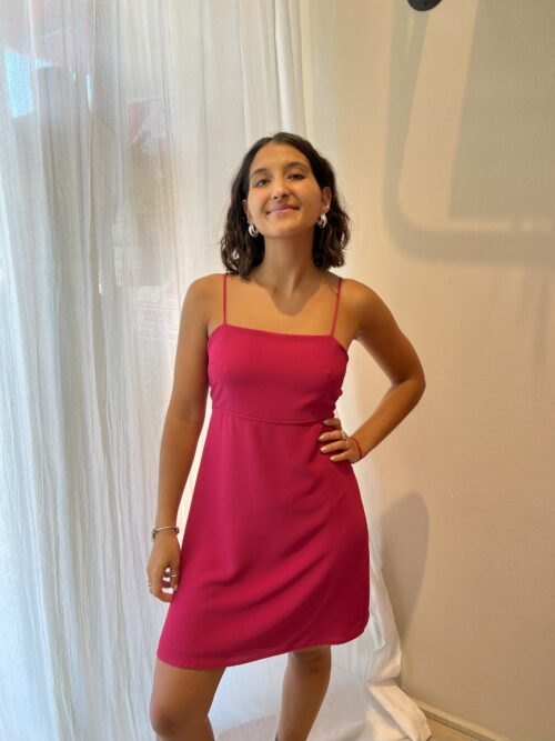 VESTIDO VOULA - FUCCIA