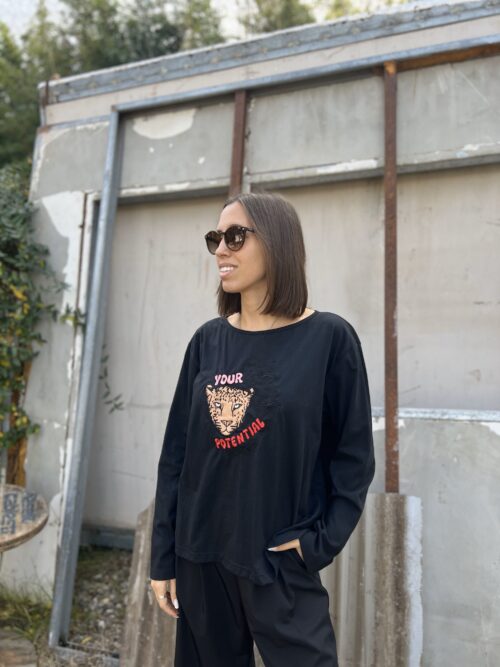 REMERA POTENTIAL - NEGRO