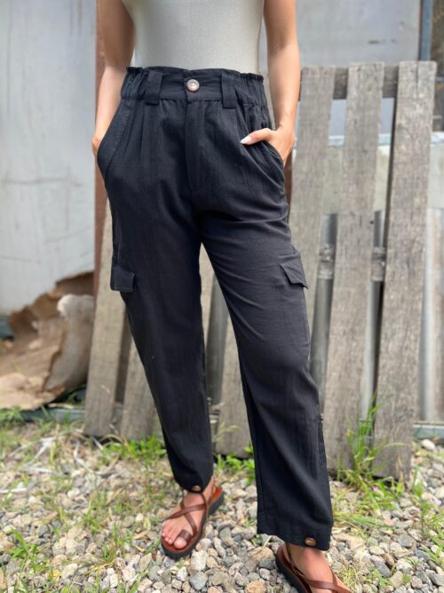 PANTALON HORTA NEGRO