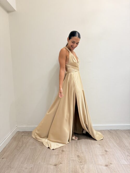 VESTIDO ATENEA CHAMPAGNE