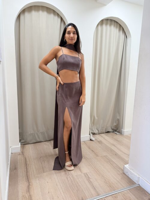 CONJUNTO CAPRI CHOCOLATE