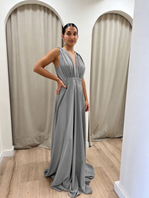 VESTIDO APOLA GRIS GRAFITO