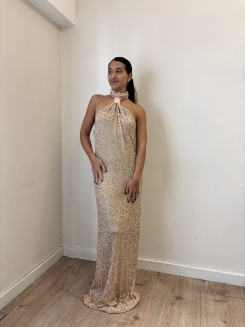 VESTIDO LITA ROSE GOLD